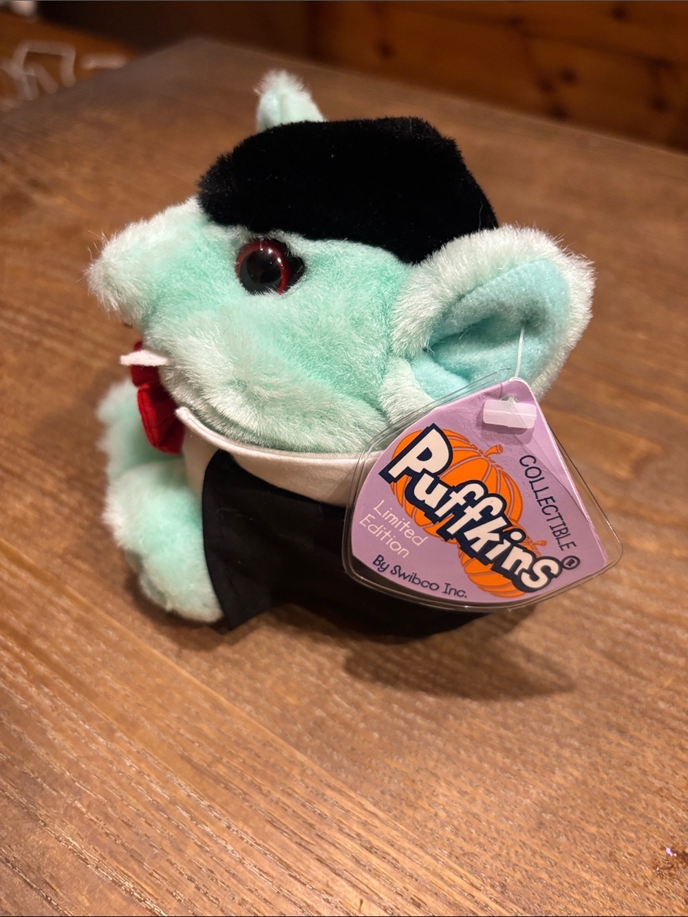 Limited Edition Vintage Vampire Stuffed Puffkin - Picture 2 of 5